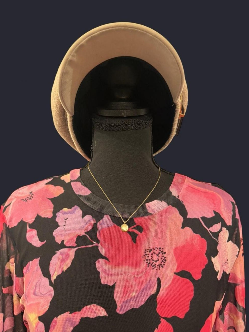 AFRM Black Maxi Dress with Pink, Coral & Yellow Floral Print - Picture 4 of 8